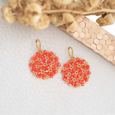 Aros Medallón naranjo1