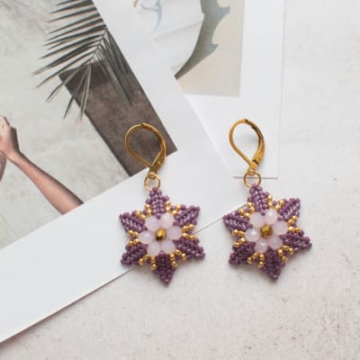 Aros Magnolia morado y rosado1