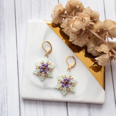 Aros Magnolia menta y morado1