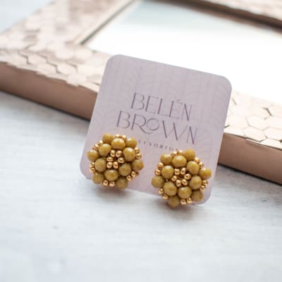 Aros Tiny verde musgo opaco1