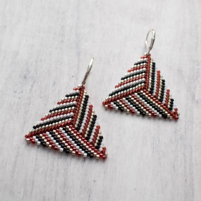 Aros Dolce Vita burdeo y negro1