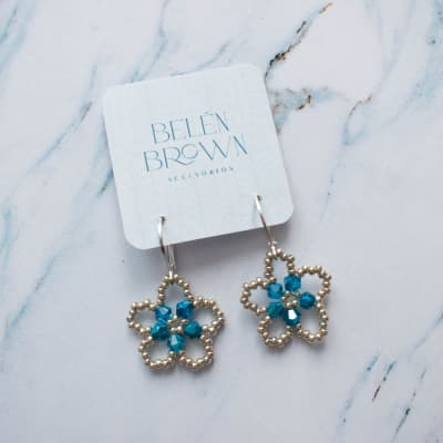 Aros Flor Simple calipso1