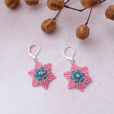 Aros Magnolia rosado y celeste1