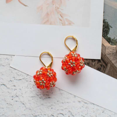 Aros Esfera Corta naranjo1