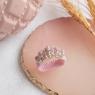 Anillo Corona malva1