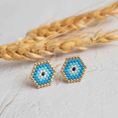 Aros Ojo Turco azul1