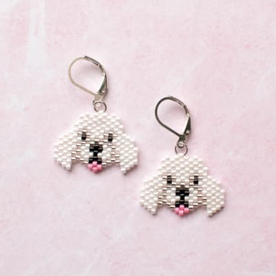 Aros Poodle blanco1