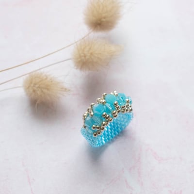 Anillo Corona celeste traslúcido1