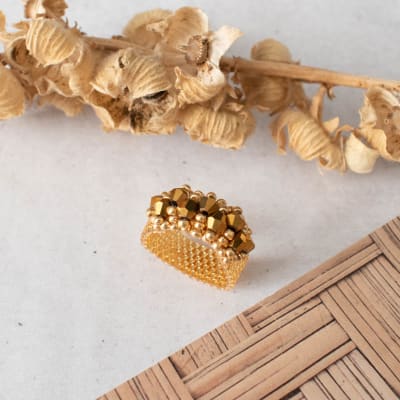 Anillo Corona dorado1