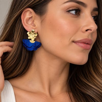 Aro pétalos flor azul1