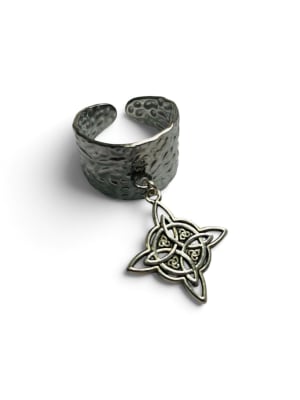 Anillo nudo bruja plateado1