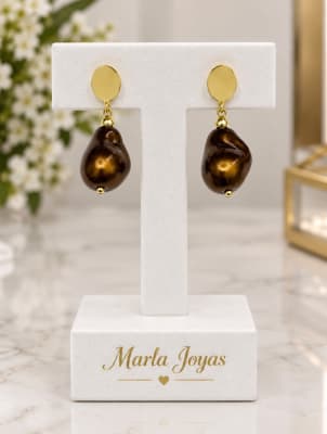 Aro perla barroca chocolate1
