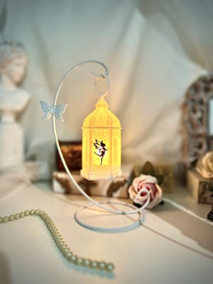 Pedestal y farol blanco1