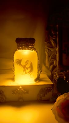 Lámpara de dragón1