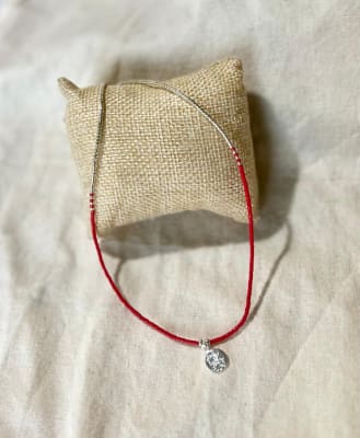 Choker rojo luna1