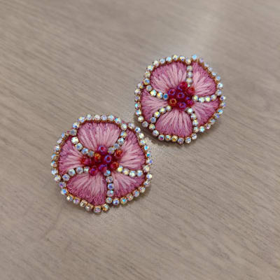 Aros Topito Flor rosado1