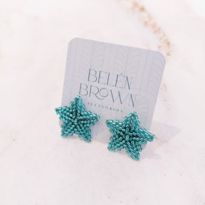 Aros Estrellitas esmeralda1