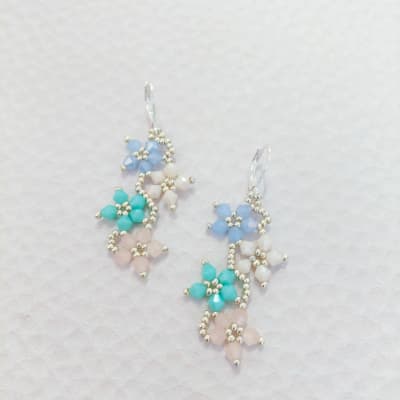 Aros Flores pastel1