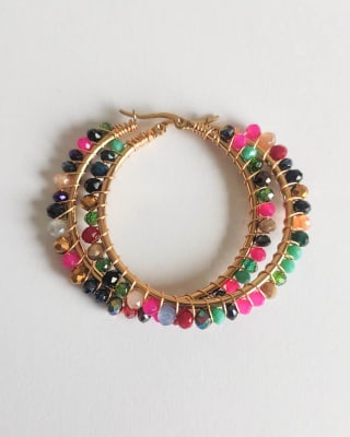 Argollas Medianas multicolor1