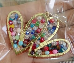 Aros Maxi Corazón multicolor