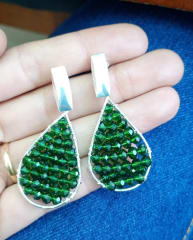 Aros Gota verde MAJ