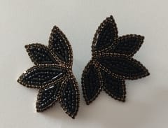 Aros Hojita Pequeña negro