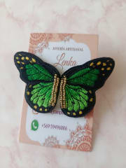 Aros Alitas de Mariposa verde