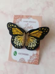 Aros Alitas de Mariposa amarilla
