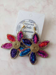 Aros Flor Colores 1