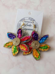 Aros Flor Colores 2