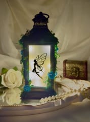 Farol de hada luz neutra negro