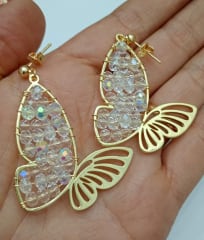 Aros Mariposa tornasol