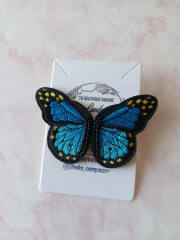 Aros Alas de Mariposa celeste