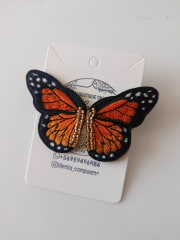 Aros Alas de Mariposa naranjo