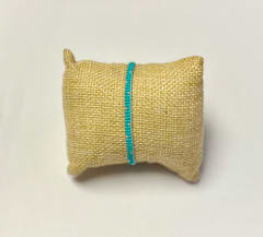 Pulsera miyuki doble hebra turquesa