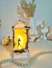 Farol rectangular blanco