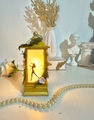 Farol rectangular dorado