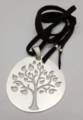 Collar Gamuza Árbol de la Vida