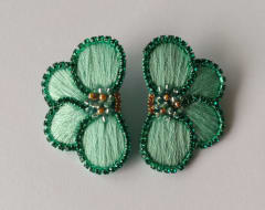 Aros Media Flor verde
