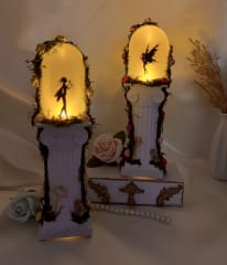 Pilar de hada blanco