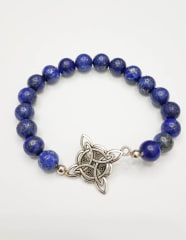 Pulsera Nudo Bruja Lapislázuli