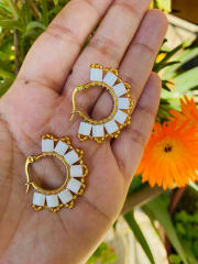 Aros Amapola blanco