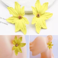 Aros Resina amarillo