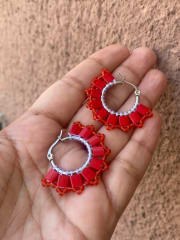 Aros Amapola rojo