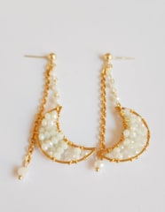 Aros Luna blanco maj