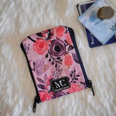 Monedero doble rosado
