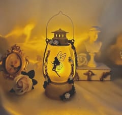 Farol de hada dorado