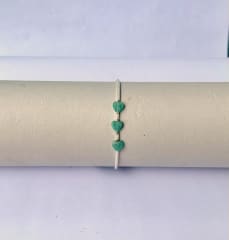 Pulsera Corazón mini blanco