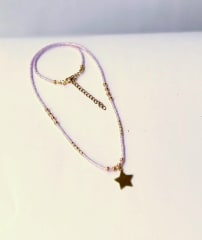 Collar Estrella lila