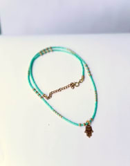 Collar Fátima verde